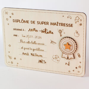 Diplôme de super maîtresse