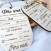 Etiquette pour cadeaux de Noël